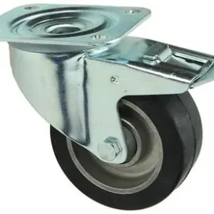 1058939 - ZWENKWIEL RUBBER ZW LOOPVL ALU VELG , PLAAT EN REM 100 MM