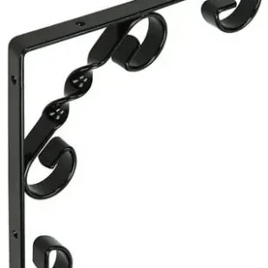 1014756 - RUSTIEKE GEDRAAIDE KONZOOL ZWART 150X150X13MM