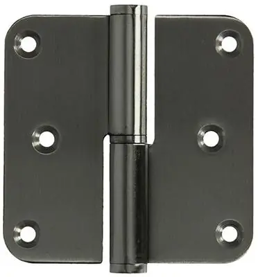 1019162 - 3 PAUMELLEN INOX, AFGER.HOEKENRECHTS 80X80MM