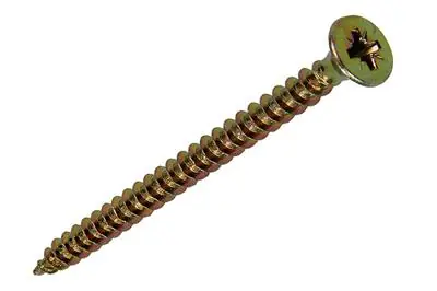 1020107 - SPAANPLAATSCHROEF VZ KOP GEELVZ 200 ST 4,5 X 60 MM