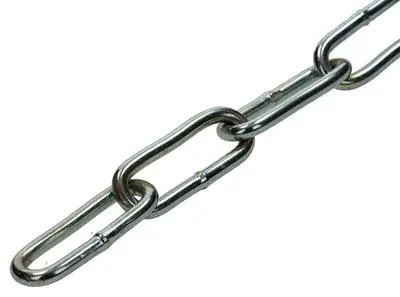 1005000 - KETTING SCHAKEL LANG DIN5685-1Ø 4MM L 32MM 2M WWL 80 KG