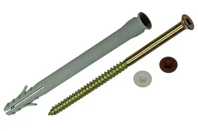 1017915 - KOZIJNPLUG MET SCHROEF POLYAMIDE 8 ST 10 X 135 MM
