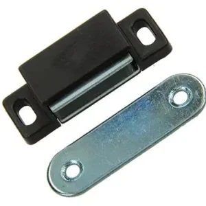 1015924 - 2 MAGNEETSLOTEN, LICHT MODEL, KUNSTSTOF BRUIN