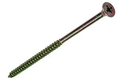 1020120 - SPAANPLAATSCHROEF VZ KOP GEEL VZ 100 ST 5,0 X 100 MM