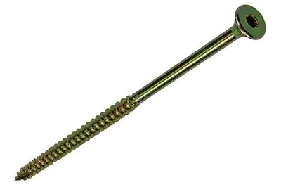 1006981 - SPAANPLSCHRF. VZKOP-ZELFB GEELVERZINKT 4ST 6 X 130MM