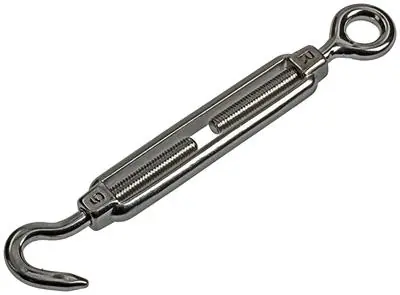 1008436 - MACK 2 SPANNERS OOG + HAAK M5 X 50MM INOX