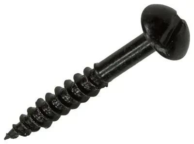 1017385 - HOUTSCHROEF BOLKOP ZWART VERZINKT 10 ST 4,0 X 30 MM