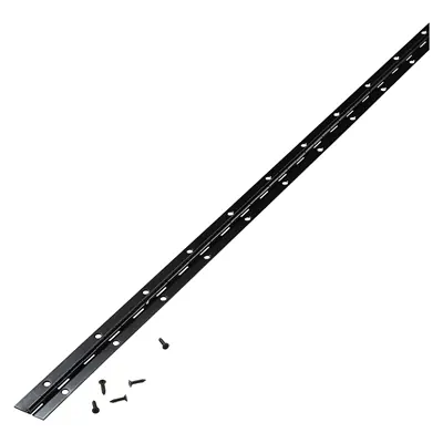 1071202 - PIANO SCHARNIER ZWART L 72 CM X 28 MM