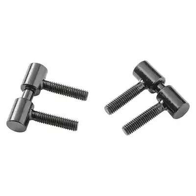1071185 - 2 MEUBEL INBOORPAUMELLEN ZWART Ø 11 X 25 MM