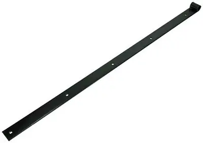 1014095 - ENKEL LUIKSCHARNIER ZWART 100 CM DIA 16 MM
