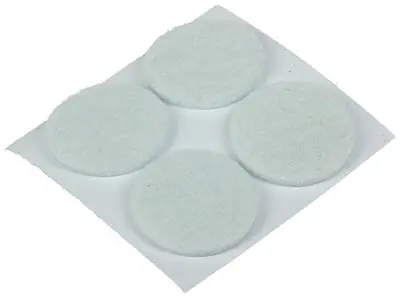 1047685 - VILTPASTILLE ZELFKLEVEND WIT Ø 25 MM 12 ST/PCS