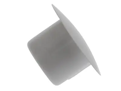 1014489 - 12 AFDEKKAPJES WIT Ø 6 mm