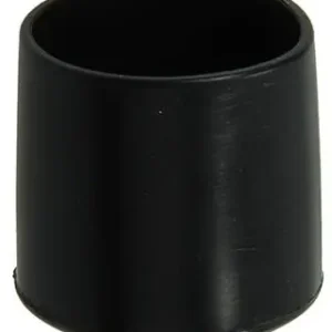 1047701 - OPSTEEKDOP KUNSTSTOF ZWART Ø 22 MM 4 ST/PCS