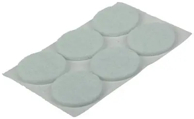 1047697 - VILTPASTILLE ZELFKLEVEND WIT Ø 22 MM 12 ST/PCS