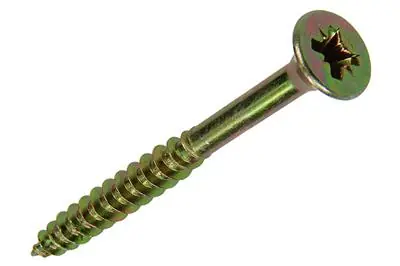 1017263 - SPAANPLAATSCHROEF VZ KOP GEELVERZ. 6 ST 6,0 X 60 MM
