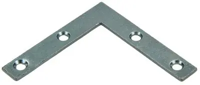 1013303 - 8 PLATTE WINKELHAKEN VERZINKT 60X60X10X2MM