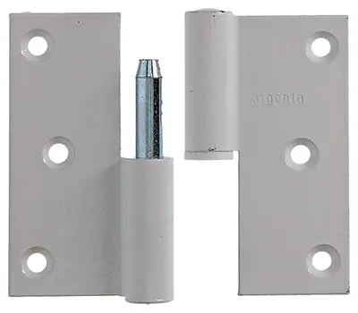 1019159 - 3 PAUMELLEN ALU WIT RECHTE HOEK LINKS 80X80MM