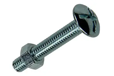 1017547 - KACHELBOUT + MOER STAAL VERZINKT 12 ST M5 X 30 MM