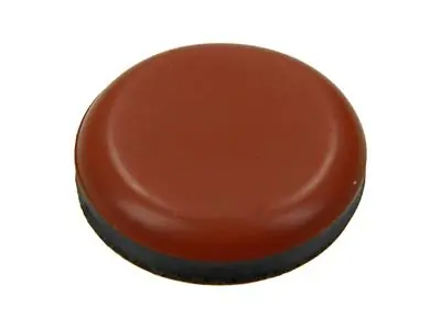 1048759 - SUPER GLIJPASTILLE ZELFKLEVENDBRUIN Ø 25 MM 4 ST/PCS