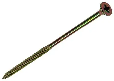 1006976 - SPAANPLAATSCHROEF VZ KOP GEELVERZINKT 4ST 6 X 140MM