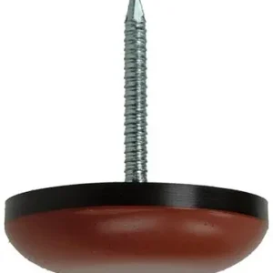 1048768 - SUPER-GLIJDER MET NAGEL BRUIN Ø 22 MM 4 ST/PCS