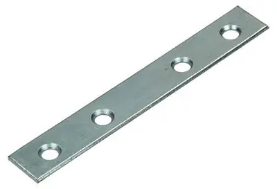 1013745 - 20 VERBINDINGSPLAATJES VERZINKT 100X16MM