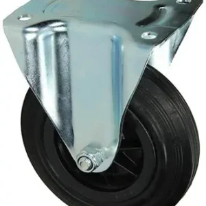 1049129 - VAST WIEL BEVESTIGINGSPLAAT RUBBER MET NYLON VELG 160MM