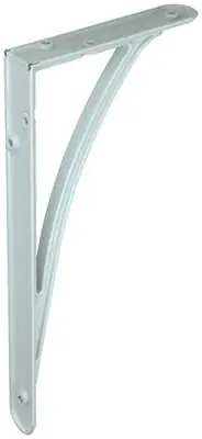1015317 - VERSTERKTE KONZOOL ALU WIT 250X125 MM