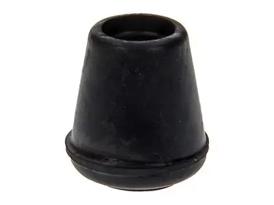 1048756 - OPSTEEKDOP RUBBER ZWART Ø 12 MM 4 ST/PCS