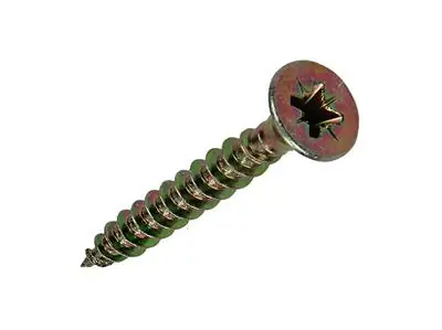 1020112 - SPAANPLAATSCHROEF VZ KOP GEEL VZ 200 ST 5,0 X 35 MM