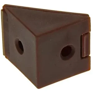 1013645 - 4 HOEKVERBINDERS SMAL BRUIN