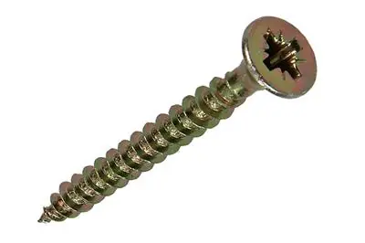1020093 - SPAANPLAATSCHROEF VZ KOP GEELVZ 200 ST 4,0 X 35 MM