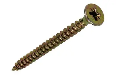 1020106 - SPAANPLAATSCHROEF VZ KOP GEEL VZ 200 ST 4,5 X 50 MM