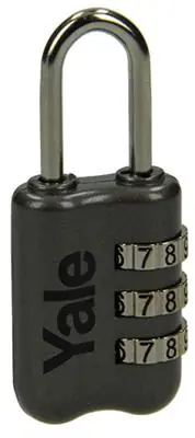 1018569 - BAGAGE-CIJFERHANGSLOT GRIJS YP2/23/128/1G YALE 23MM