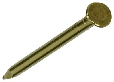 1017164 - NAGEL PLATTE KOP MESSING 20 GR1,6 X 25 MM