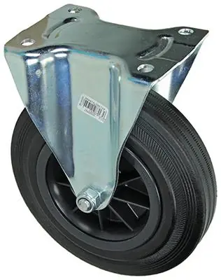1049131 - VAST WIEL BEVESTIGINGSPLAAT RUBBER MET NYLON VELG 200MM