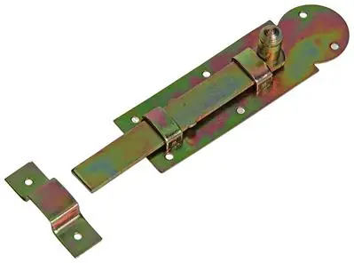 1014265 - RAAMSCHUIF MET RONDE KNOP, BICHROMAAT A 100 - B 25 mm