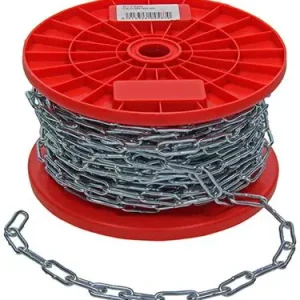1014183 - KETTING SCHAKEL LANG DIN5685-1Ø 3MM L 26MM 30M WWL 40 KG