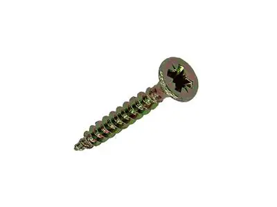 1017964 - SPAANPLAATSCHROEF VZ KOP GEELVERZ. 85ST 3,5 X 25 MM