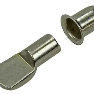 1013317 - 12 PLANKDRAGERS Ø 7MM HULZEN Ø 7,5 MM VERNIKKELD