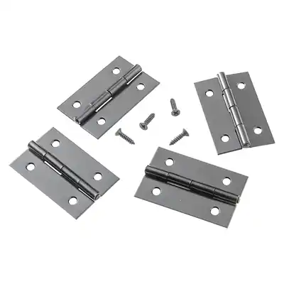 1071163 - 4 SMALLE SCHARNIEREN ZWART H 51 X B 32 MM