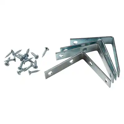1071234 - 4 STOELWINKELHAKEN 63 X 63 X 16 MM