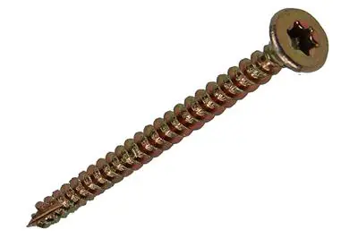1017299 - SPAANPLSCHR.VZKOP-ZELFB. GEELVERZ. 15 ST 4,0 X 50 MM