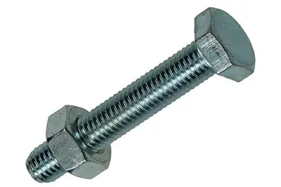 1007083 - TAPBOUT + MOER VERZINKT 50 ST 10 X 60 MM