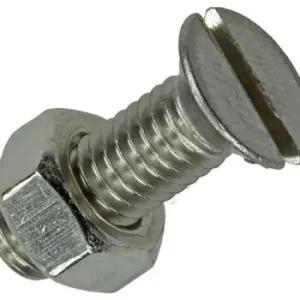 1019814 - METAALSCHROEF VERZ. KOP + MOER RVS 5 ST M6X20