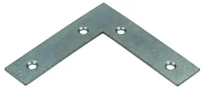 1013751 - 20 PLATTE WINKELHAKEN VERZINKT75X75X18MM