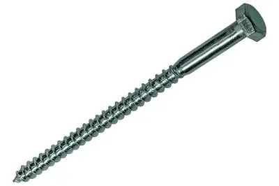 1017429 - HOUTDRAADBOUT STAAL VERZINKT 1 ST 10 X 160 MM