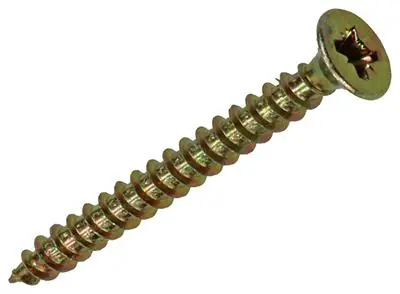 1017219 - SPAANPLAATSCHROEF VZ KOP GEELVERZ.35 ST 3,0 X 30 MM
