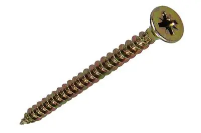 1017258 - SPAANPLAATSCHROEF VZ KOP GEELVERZ. 8 ST 5,0 X 60 MM
