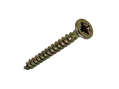 1017965 - SPAANPLAATSCHROEF VZ KOP GEELVERZ. 75ST 3,5 X 30 MM